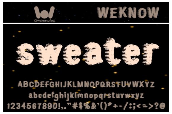 Sweater: The Display Font for Modern Design