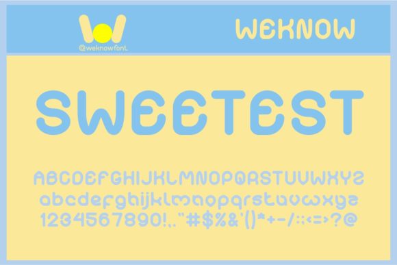 Sweetest Font: A Joyful Touch for Modern Design