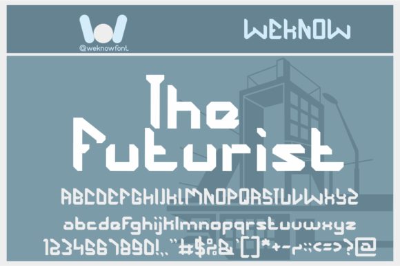 The Futurist: A Display Font for Modern Visual Impact